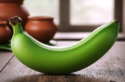 Fresh raw banana to prepare Kaya Upperi 