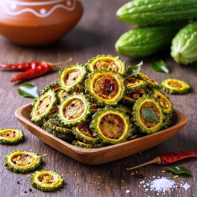 Dried Bittergourd called Kondattam