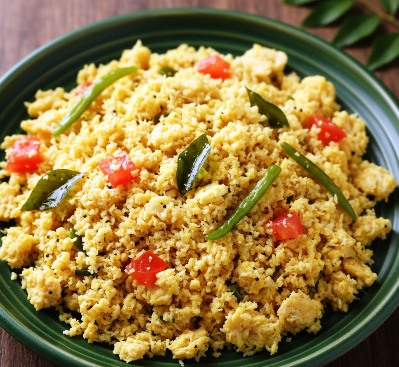 Quick and Easy Egg Thoran – A Simple Kerala Side Dish in a bowl ready for eating as a side dish