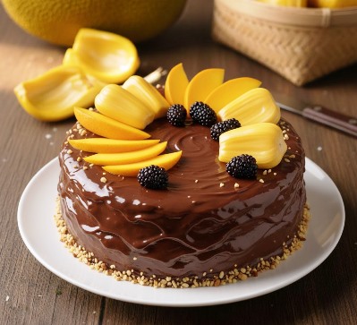 Delicious Wheat Flour Cake – A Soft & Homestyle Treat ready in a plate to be sliced