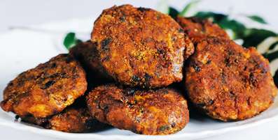 Perfect Fish cutlet golden to brown colour, looking attractive and delicious in a plate waiting to be served