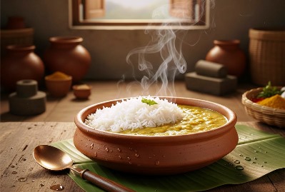 Traditional Kerala-style healthy payasam prepared at home and served warm in a bowl